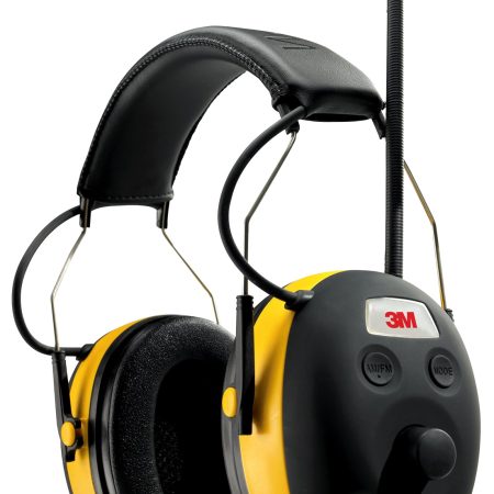 Peltor 90541H1DCPS Worktunes  24 dB Over the Head Yellow/Black