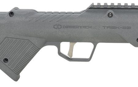 Desert Tech TRK22GRY TREK-22 Rifle Chassis Gray Synthetic Fixed Bullpup Fits Ruger 10/22 26.75" OAL