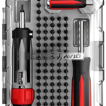 Real Avid AVSTDMS Smart-Torq & Driver Master Set Black Oxide Universal Firearm 83 Pieces