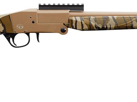 Charles Daly 930316 101 Turkey 12 Gauge Break Open 3" 1rd 20" Flat Dark Earth Cerakote Steel Barrel & Receiver, Fixed Mossy Oak Bottomland Synthetic Stock