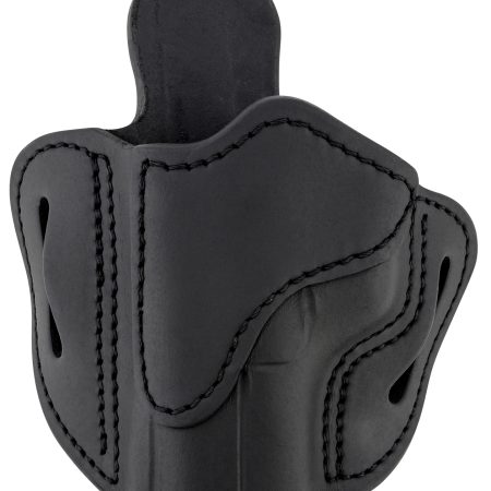 1791 Gunleather ORBH21SBLL BH2.1 Optic Ready OWB Size 2.1 Stealth Black Leather Belt Slide Compatible w/Glock 17/S&W M&P Shield/Springfield XD Left Hand