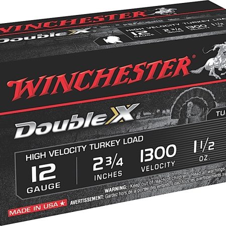 Winchester Ammo STH125 Double X High Velocity Turkey 12Gauge 2.75" 1 1/2oz 5Shot 10 Per Box/10 Case