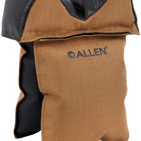 Allen 18413 X-Focus Window Prefilled Front Bag Coyote w/Black Accents Ripstop Polyester, Tacky Grip Bottom Weighs 1.29 lbs., 5.50" L x 7" H