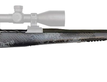 Fierce Firearms FRG65CM24BU Twisted Rage  Full Size 6.5 Creedmoor 4+1 24" Black Cerakote Fluted Threaded Barrel, Black Cerakote Steel Receiver, Urban Camo C3 Carbon Rage w/Pic Rail Carbon Fiber Stock