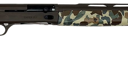 Sauer SASA1226CBFBOS SL-5 Waterfowl 12 Gauge 3.5" 3+1 26", Brown Cerakote Barrel/Rec, Fred Bear Old School Camo Furniture, LPA Front Sight, 5 Ext. Chokes Included