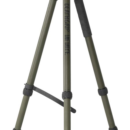 Bog-Pod 1159188 DeathGrip Infinite Tripod, Aluminum with Black/OD Green Finish, Ball Head Mount, Hybrid Foot & DeathGrip Clamping System 6.5"-59"