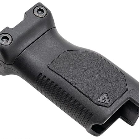 Strike Industries ARCMAGRAILLBK Angled Vertical Grip Long Black Polymer with Cable Management Storage for Picatinny Rail