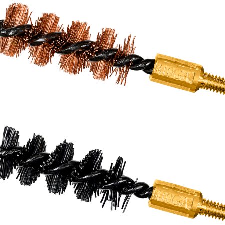 Otis FG541NB Bore Brush Set  410 Gauge Shotgun Firearm 8-32" Thread 2" Long Bronze/Nylon Bristles 2 Per Pkg