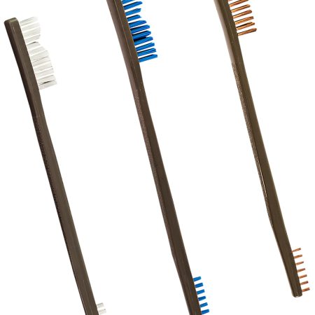 Otis FG3163 AP Brushes  Bronze/Nylon/Stainless Steel Bristles 3 Pack