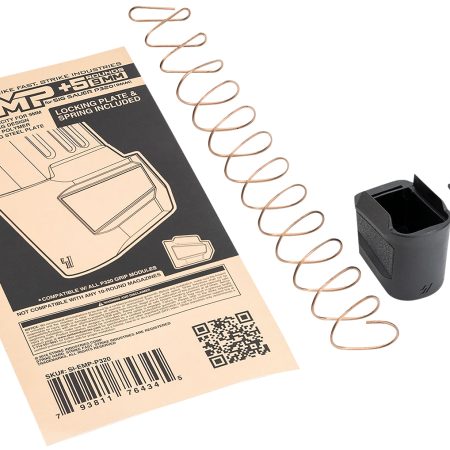 Strike Industries EMPP320 Enhanced Magazine Plate  Enhanced Magazine Plate Extended +5rd 9mm Luger Black Polymer for Sig P320