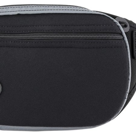 Galco FTPRGBC Fastrax PAC Waistpack Size Compact Black/Gray Neoprene Compatible w/Glock 32/Kahr CW/S&W M&P ShieldX Belt Up to 50" Wide Ambidextrous