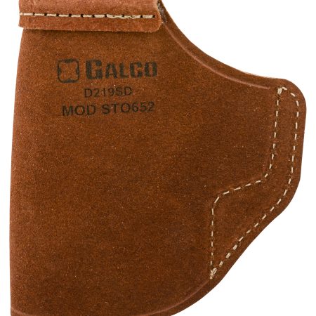 Galco STO652 Stow-N-Go  IWB Natural Leather Belt Clip Fits S&W M&P Shield/2.0/Walther PPS Right Hand