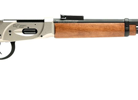 Gforce Arms GFLVR410NKLY Saddlehorn  410 Gauge 2.5" 7+1 20" Black Barrel, Nickel Metal Finish Aluminum Receiver, Turkish Walnut Stock (Youth)