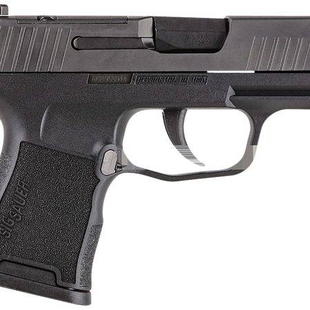 Sig Sauer 365380BSS P365  Micro-Compact 380 ACP 10+1 3.10" Black Carbon Steel Barrel, Black Nitron Optic Ready/Serrated Slide & Frame w/Sig Rail, Black Polymer Grips, Right Hand