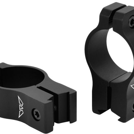 Warne V422M Rimfire Rings Vapor Matte Black Aluminum 1" Tube High Rimfire/Vertical Split 3/8" Dovetail, 0 MOA