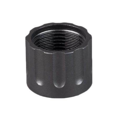 SilencerCo AC6 Delta Thread Protector Stainless Steel Black Oxide 1/2"-28 tpi