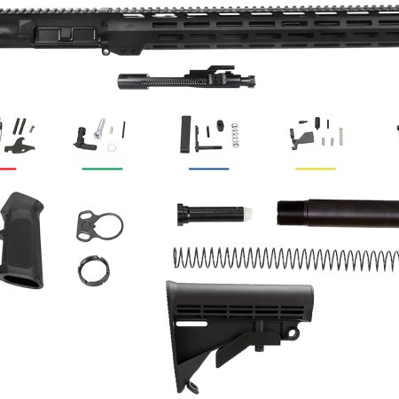 Aim Sports AR5CUB5 Complete Build Kit  5.56x45mm NATO 16" Aluminum Black Hard Coat Anodized Receiver for AR-15