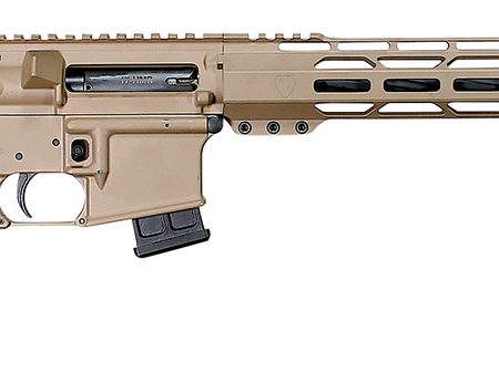 Alexander Arms RTA17DE Tactical  17 HMR 10+1 18" Black Fluted/Threaded Barrel, Picatinny Rail Flat Dark Earth Cerakote Aluminum Receiver, Black B5 Bravo Synthetic Stock