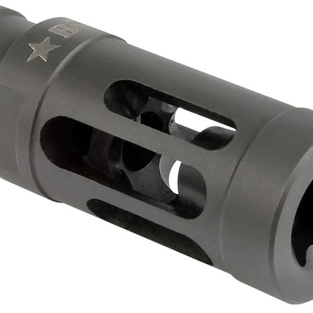BCM GFCMOD1762 BCMGunfighter Compensator Mod 1 Black Stainless Steel with 5/8"-24 tpi Threads for 7.62mm, 300 Blackout AR-Platform