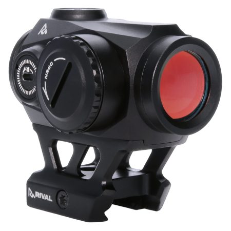 Rival Arms RARA8122BN X2 Red Dot  Black Anodized 1 X 22 mm 2 MOA Red Dot