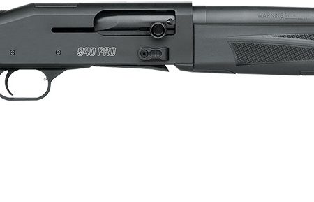 Mossberg 85152 940 Pro Tactical 12 Gauge Semi-Auto 3" 7+1 18.50" Cylinder Bore, Black, Optic Cut Rec, Synthetic Furniture with QD Sling Mounts, Adj. Shim Stock, Fiber Optic Sight