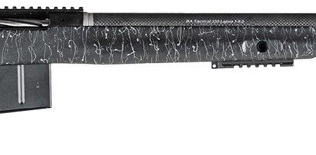 Christensen Arms 800400300 BA Tactical Long Range 338 Lapua Mag 3+1 27" Carbon Fiber Barrel, Black Nitride Finish, Black with Gray Webbing Stock