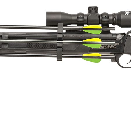 Traditions CRX6220060 Crackshot XBR Package 22 Cal 1rd 16.50" 20" Blued Steel Barrel & Receiver, Black Synthetic Stock, 4x32 Scope, Three Firebolt Arrows