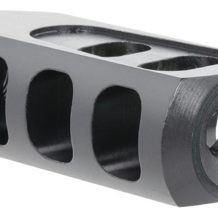 TacFire  Tanker Muzzle Brake  Black Oxide Steel with 1/2"-28 tpi Threads 2.76" OAL 1.37" Diameter for 5.56x45mm NATO