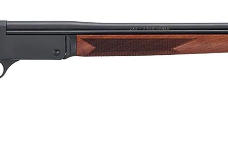 Henry H015Y410 Single Shot Youth 410 Gauge with 22" Blued Barrel, 3" Chamber, 1rd Capacity, Black Metal Finish & American Walnut Stock Right Hand