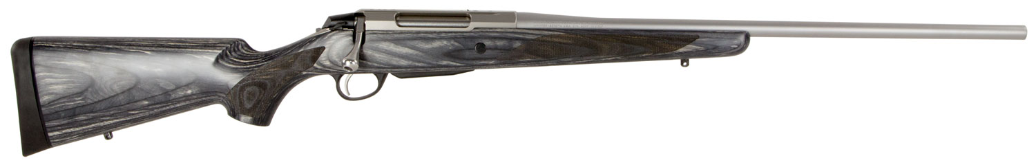 Tikka JRTXG370 T3x 7mm Rem Mag 3+1 24.30" Barrel, Stainless Steel Metal Finish, Oiled Gray Laminate Stock