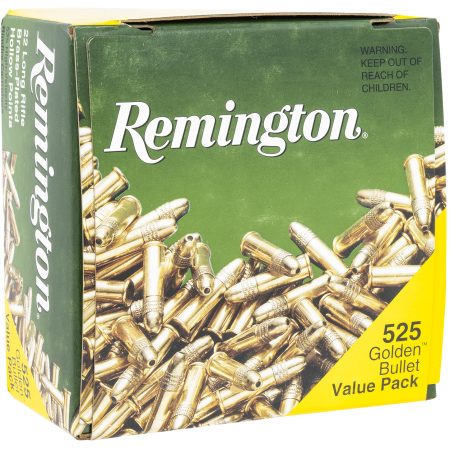 Remington Ammunition 21250 Golden Bullet Value Pack 22LR 36 gr Hollow Point 525 Per Box/12 Case