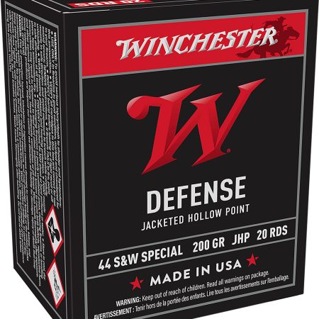Winchester Ammo USA44SWJHP USA  44S&WSpl 200gr Jacketed Hollow Point 20 Per Box/10 Case