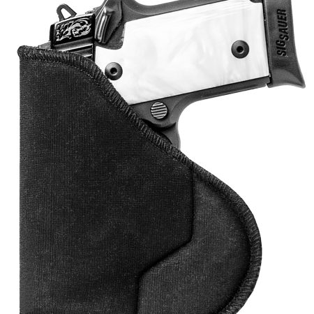 Sentry 35WB03BK HexGrip  IWB Black Nylon Pocket Fits Med Frame Auto .32/380 Fits 3-4" Barrel Ambidextrous