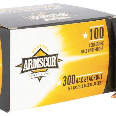 Armscor 50446 Precision Value Pack 300Blackout 147gr Full Metal Jacket 100 Per Box/12 Case