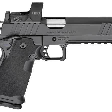 Springfield Armory PH9119AOSD Prodigy  9mm Luger 20+1/17+1 5", Black Carbon Steel, Serrated with Optics Cut Slide, Polymer Grip, Fiber Optic Sight, Hex Dragonfly Red Dot