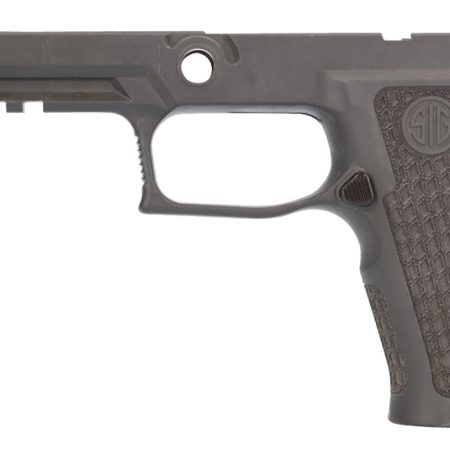 Sig Sauer 8901005 Grip Module  Laser Stippled Tungsten Gray Polymer Fits Sig P320