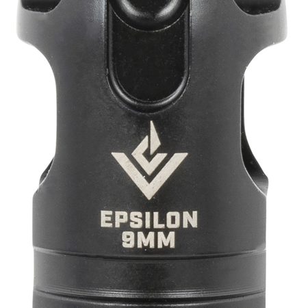 VG6 Precision  EPSILON  9mm Luger 1/2"-28 tpi 2.21" OAL, Black Stainless Steel