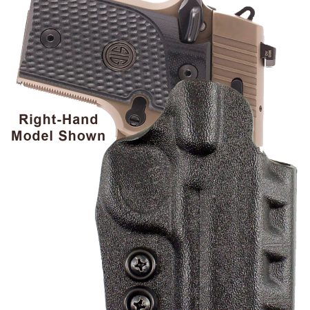 DeSantis Gunhide D94KB8WZ0 Cazzuto  OWB Black Kydex Paddle Fits Springfield Prodigy w/wo Red Dot Fits 4.25-5" Barrel Left Hand