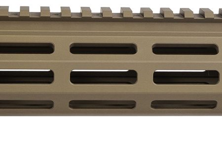 Geissele Automatics 05650S Super Modular Rail MK16 13.50" M-LOK, Desert Dirt Aluminum for AR Platform, Barrel Nut Included