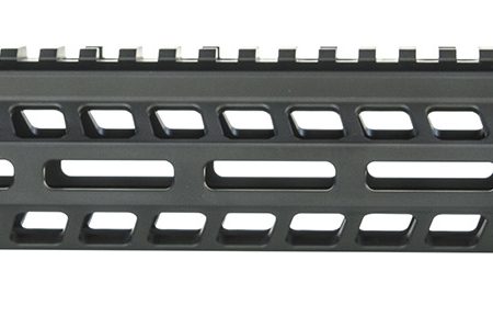 Geissele Automatics 05575B Super Modular Rail MK14 15" M-LOK, Black Aluminum for AR Platform, Barrel Nut Included