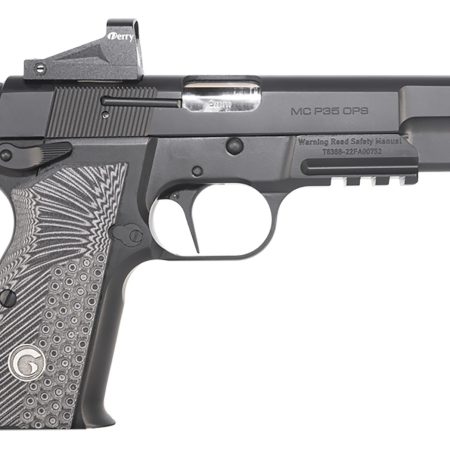 Girsan 390466 MCP35 OPS 9mm Luger 4.87" 15+1, Black, Serrated Blued Slide, Black & Gray Checkered Grip, Far-Dot Red Dot
