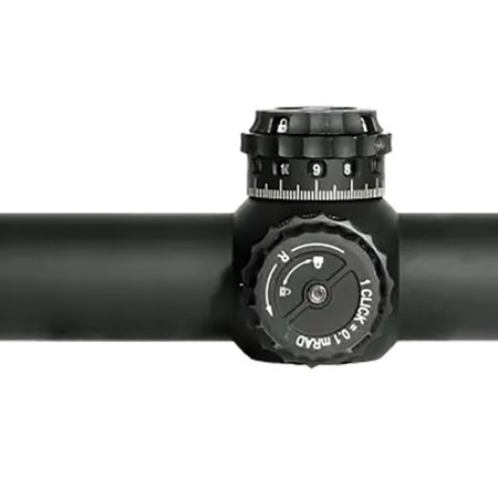 Steiner 5116 T6Xi  Black 2.5-15x 50mm 34mm Tube Illuminated SCR Mil Reticle First Focal Plane Features Throw Lever