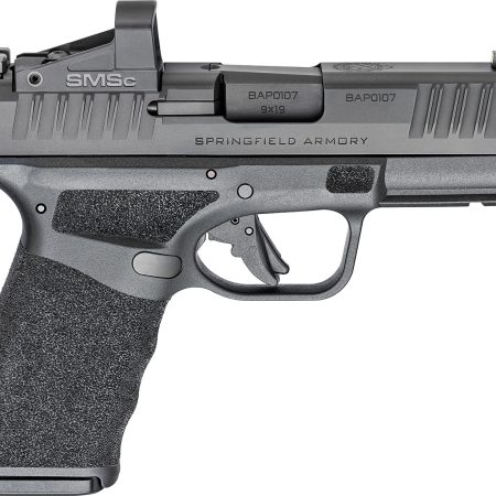 Springfield Armory HCP9379BOSPSMSC Hellcat Pro OSP 9mm Luger 3.70" 15+1, Black, Picatinny Rail Frame, Serrated Optic Cut Slide, Shield Red Dot