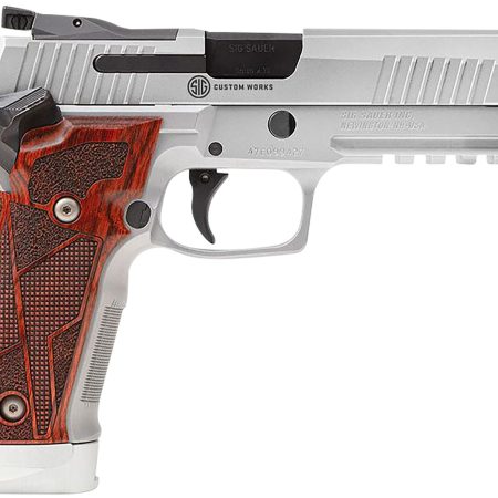 Sig Sauer 226X59CLASSIC10 P226 X-Five Classic 9mm Luger 10+1 (3) 5", Stainless, Picatinny Rail & Beavertail Frame, Serrated Optic Cut Slide, Custom Hogue Cocobolo Grip
