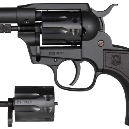 Diamondback DB0600A001 Sidekick  22 LR/22 Mag 9 Shot 3" Black Cerakote Steel Barrel & Cylinder, Zinc Alloy Frame, Black Birdshead Polymer Grip, Hammer Safety, Exposed Hammer