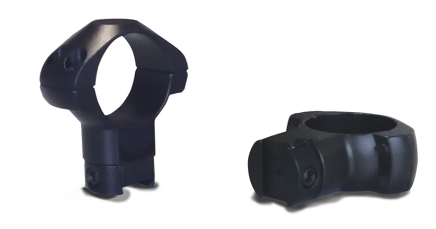 Konus 7415 Steel Rings Black 1" 3/8" Grooved Receiver High 0 MOA