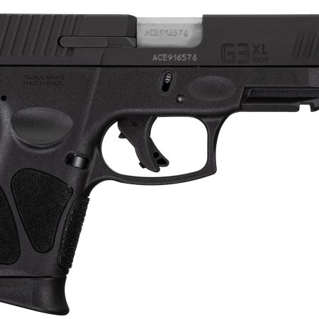 Taurus 1G3XLSR904110 G3XL  Compact Frame 9mm Luger 10+1 4" Matte Stainless Steel Barrel, Matte Black Tenifer Serrated Steel Slide, Black Polymer Frame w/Picatinny Rail, Black Polymer Grip