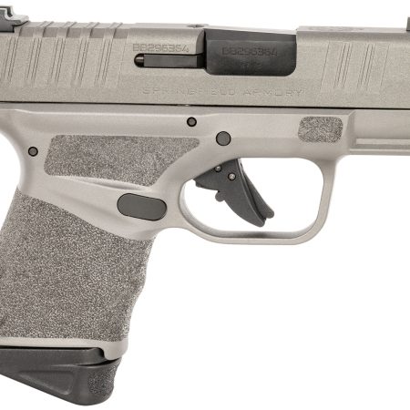 Springfield Armory HC9319Y Hellcat Micro-Compact 9mm Luger 13+1 3" Black Melonite Barrel, Tungsten Gray Cerakote Serrated Slide & Steel Frame w/Picatinny Rail, Gray Polymer w/Adaptive Texture Grips