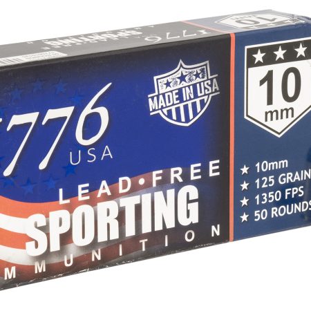 1776 USA 1776010125 Lead Free Sporting 10mm Auto 125gr Lead Free Ball 50 Per Box/20 Case