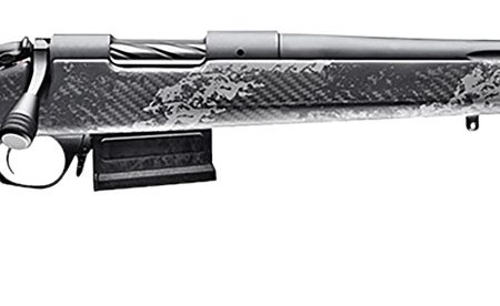 Bergara Rifles B14SM759 B-14 Crest 6.5 PRC 3+1 20" Fluted/Threaded, Sniper Gray Cerakote Barrel/Rec, Monte Carlo Carbon Fiber Stock with Black & Gray Splatter, Omni Muzzle Brake